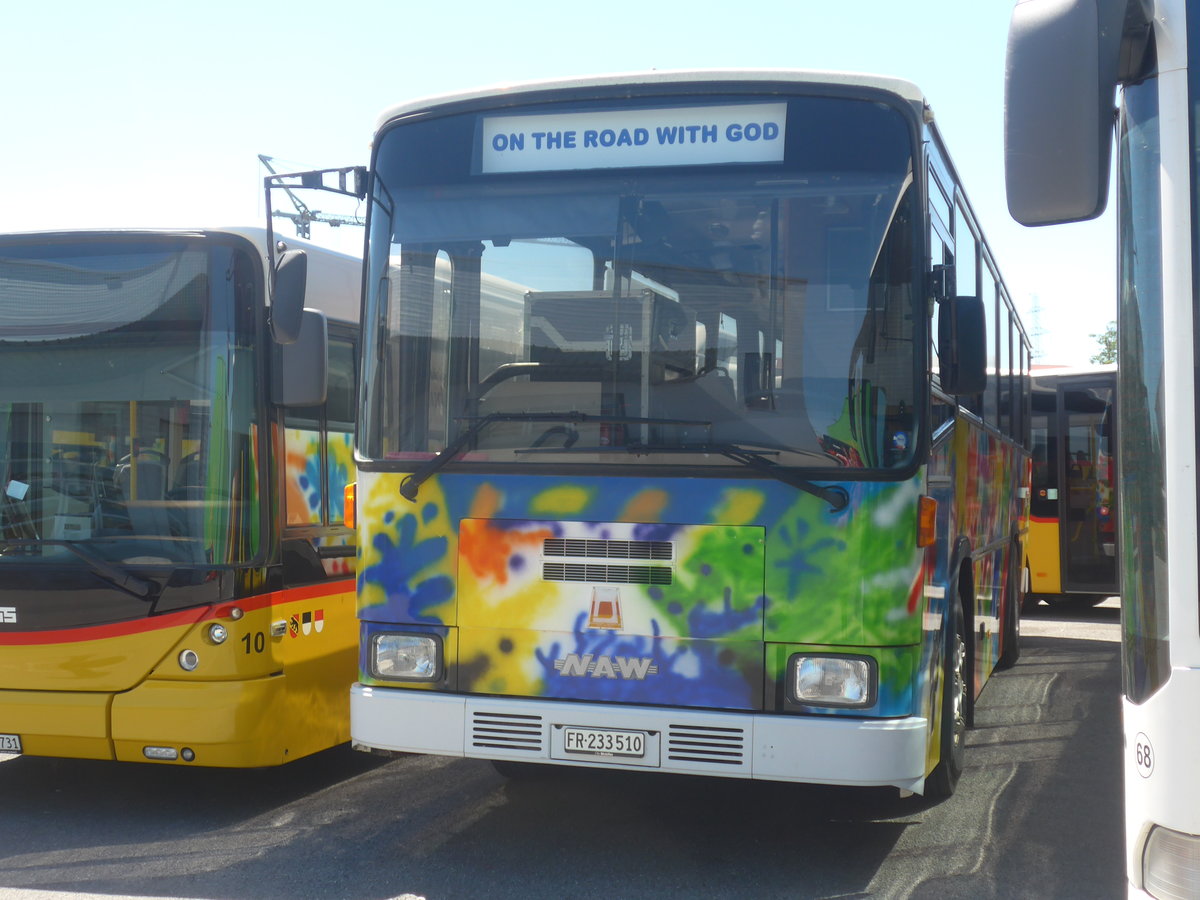 (217'113) - Buscafe, Wattenwil - FR 233'510 - NAW/R&J (ex Koch, Giswil; ex KWO Innertkirchen; ex Heim, Flums) am 21. Mai 2020 in Kerzers, Interbus