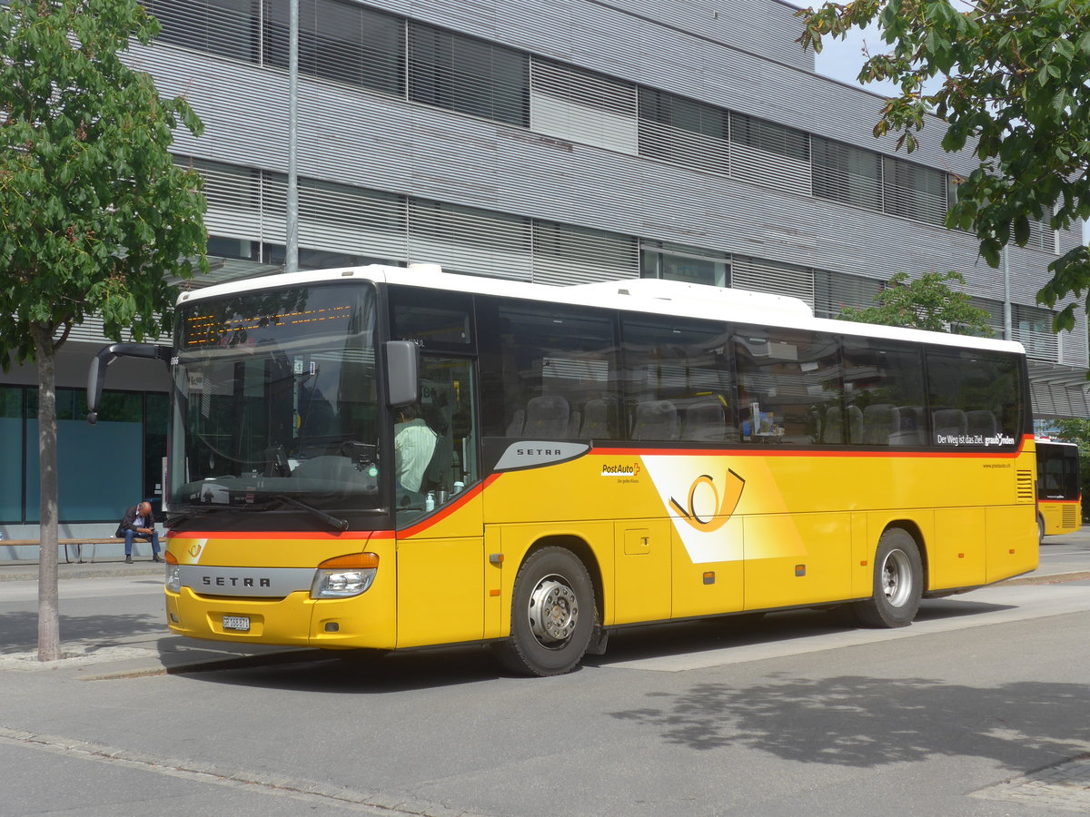 (217'187) - PostAuto Graubnden - GR 168'871 - Setra (ex Heim, Flums) am 23. Mai 2020 beim Bahnhof Landquart