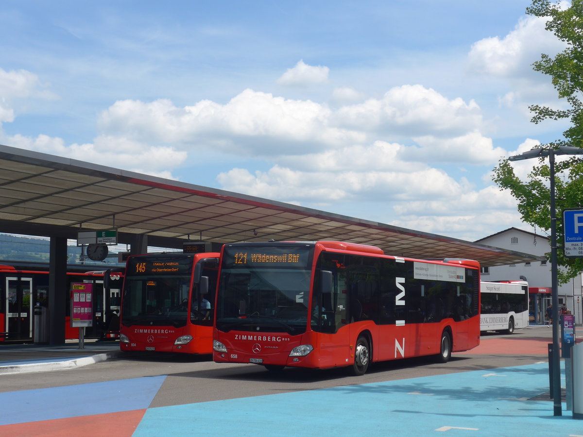 (217'407) - AHW Horgen - Nr. 658/ZH 704'416 - Mercedes am 30. Mai 2020 beim Bahnhof Horgen