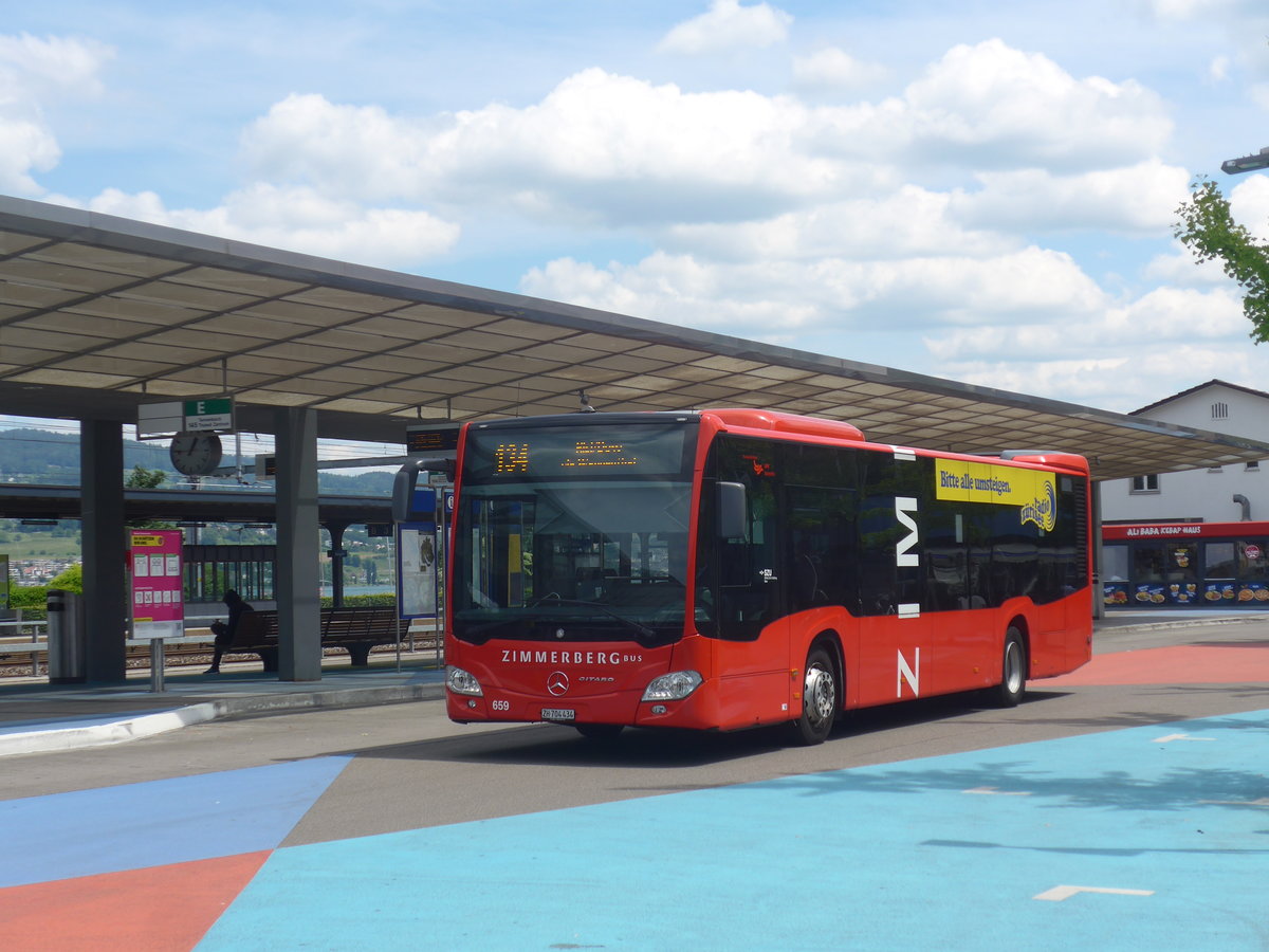 (217'408) - AHW Horgen - Nr. 659/ZH 704'434 - Mercedes am 30. Mai 2020 beim Bahnhof Horgen