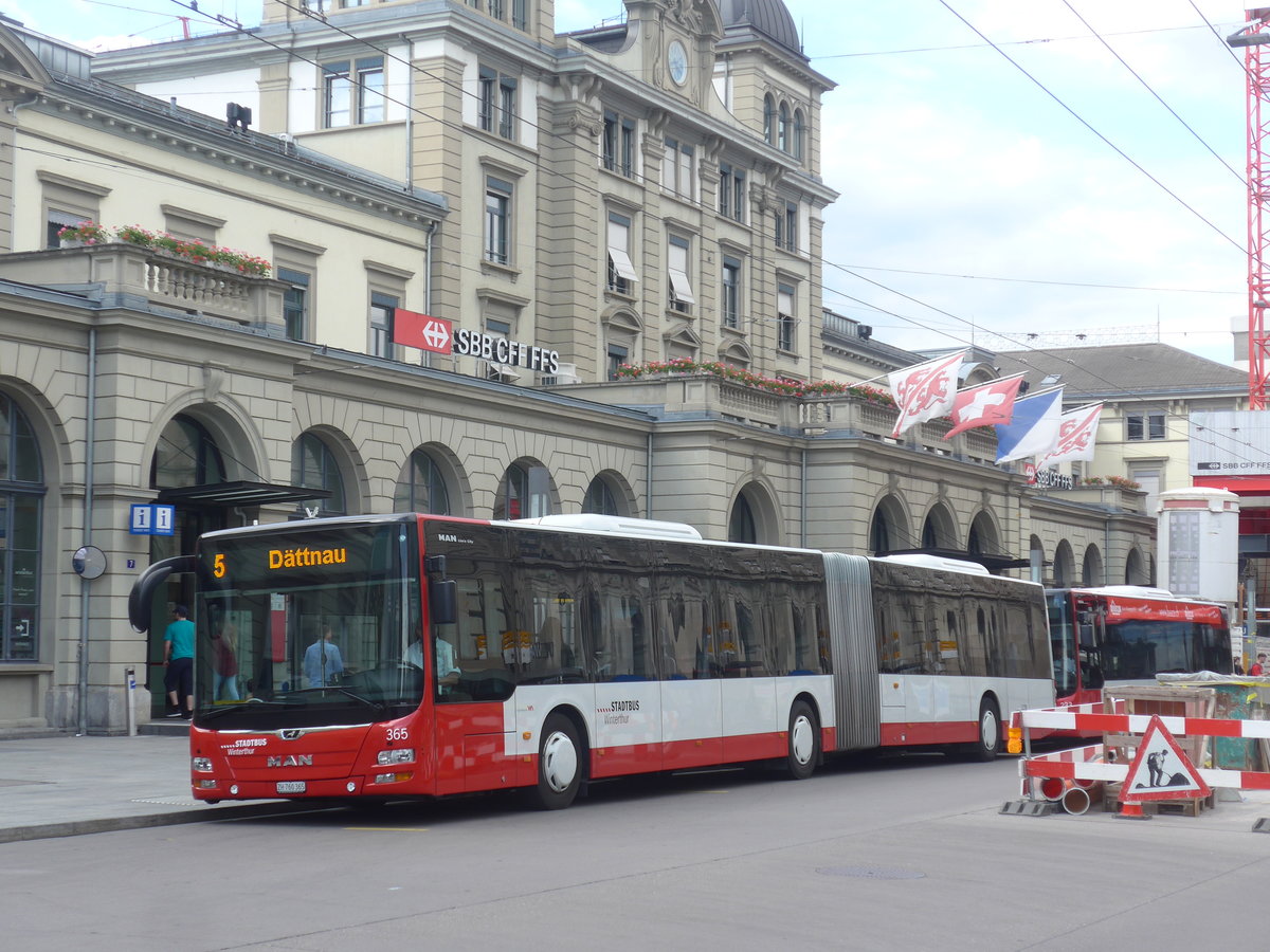 (217'447) - SW Winterthur - Nr. 365/ZH 760'365 - MAN am 30. Mai 2020 beim Hauptbahnhof Winterthur