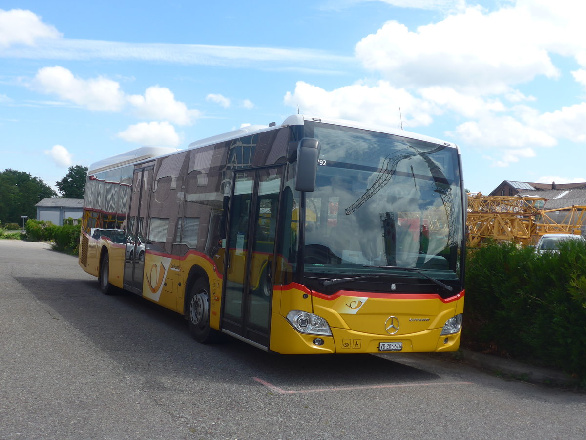 (217'851) - CarPostal Ouest - VD 205'674 - Mercedes am 13. Juni 2020 in Echallens, Garage