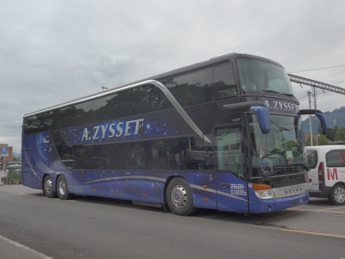 (218'292) - Zysset, Kirchdorf - Nr. 88/BE 88 - Setra am 30. Juni 2020 in Thun, CarTerminal