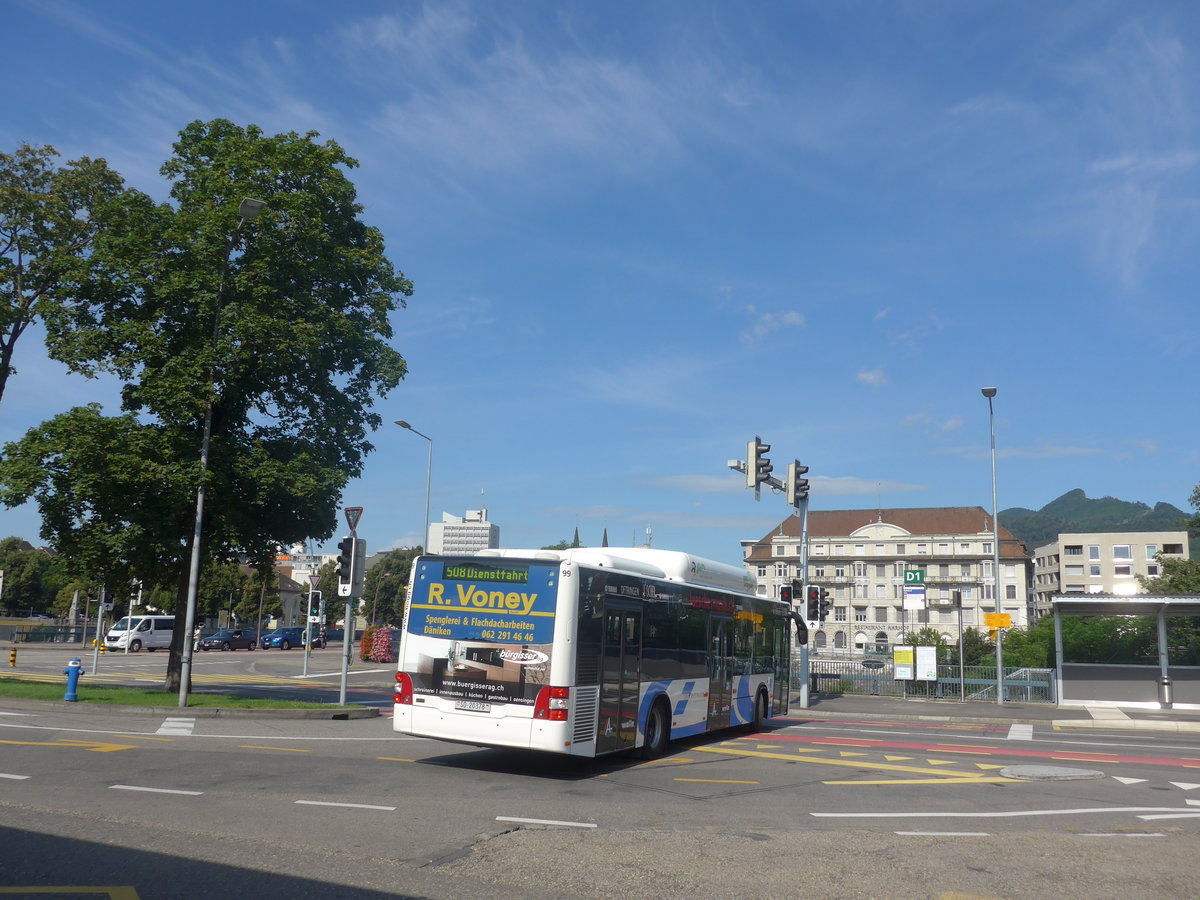 (218'310) - BOGG Wangen b.O. - Nr. 99/SO 20'378 - MAN am 4. Juli 2020 beim Bahnhof Olten