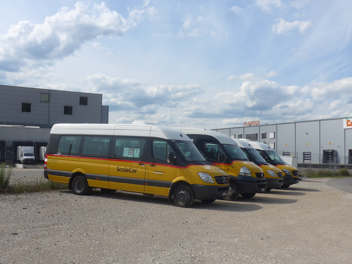 (219'075) - CarPostal Ouest - VD 329'201 - Mercedes am 25. Juli 2020 in Daillens, Planzer