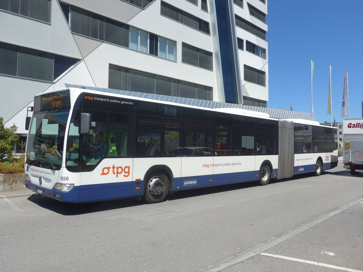 (219'228) - Genve-Tours, Genve - Nr. 1926/GE 960'948 - Mercedes am 27. Juli 2020 beim Bahnhof Bern Brnnen Westside