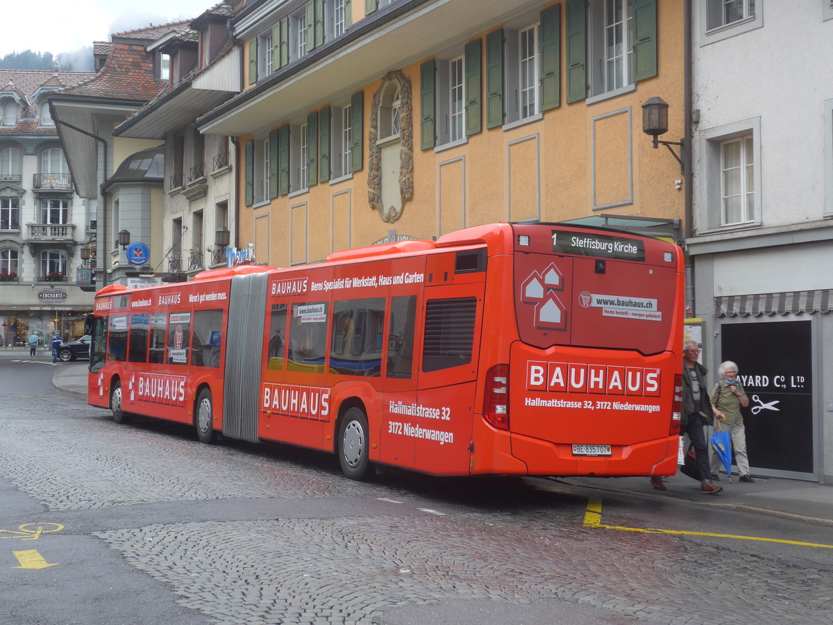 (219'476) - STI Thun - Nr. 707/BE 835'707 - Mercedes am 3. August 2020 in Thun, Marktgasse