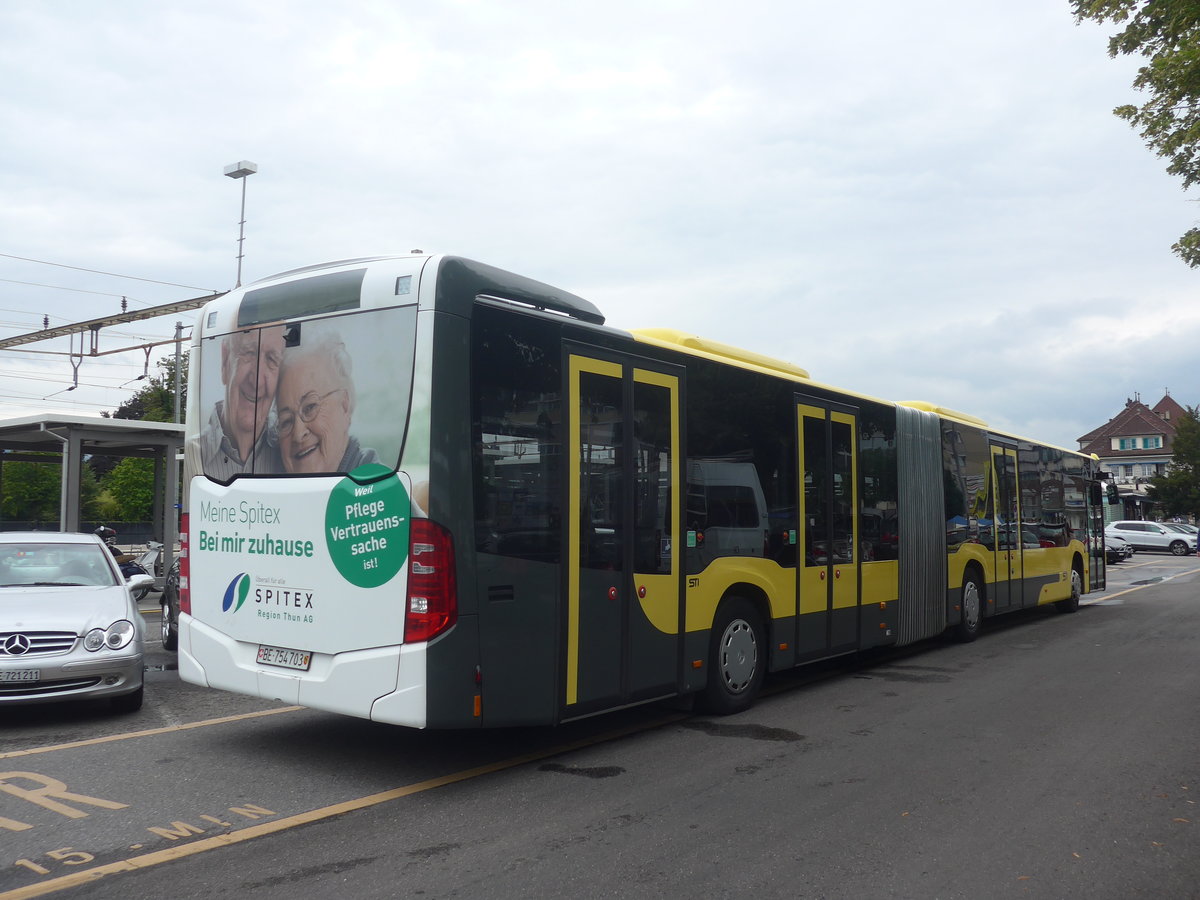 (219'480) - STI Thun - Nr. 703/BE 754'703 - Mercedes am 3. August 2020 in Thun, CarTerminal