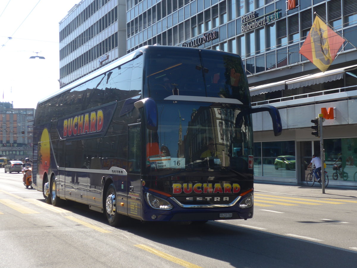 (219'623) - Buchard, Leytron - Nr. 52/FR 219'700 - Setra am 9. August 2020 beim Bahnhof Bern