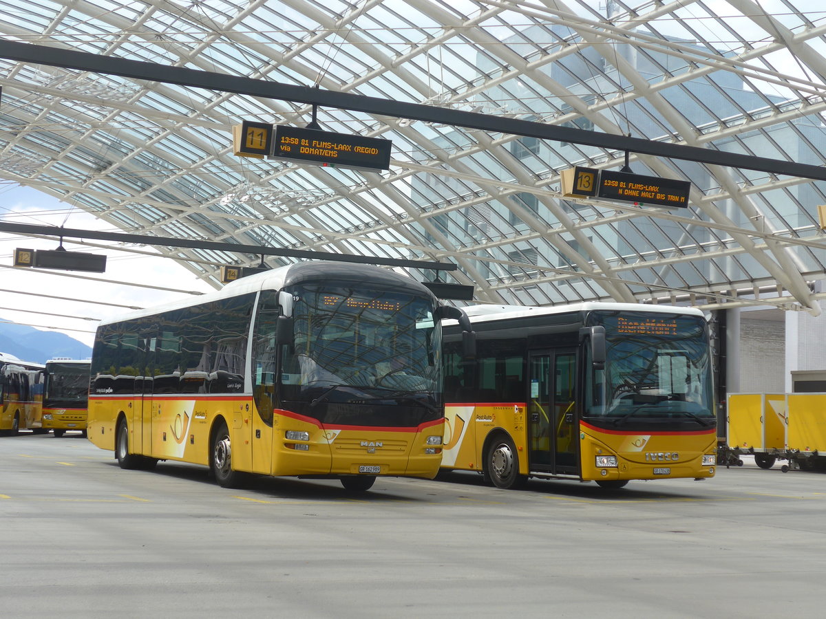 (219'812) - PostAuto Graubnden - GR 162'989 - MAN am 16. August 2020 in Chur, Postautostation