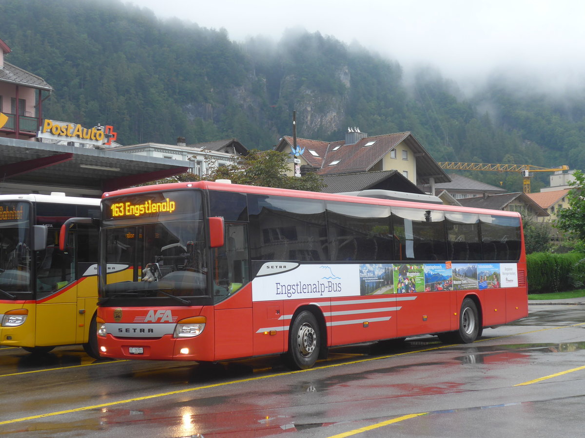 (219'882) - AFA Adelboden - Nr. 24/BE 26'701 - Setra am 22. August 2020 in Meiringen, Postautostation (Einsatz PostAuto fr Engstlenalp-Bus)