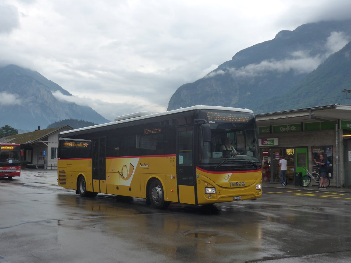 (219'884) - Flck, Brienz - Nr. 9/BE 156'358 - Iveco am 22. August 2020 in Meiringen, Postautostation