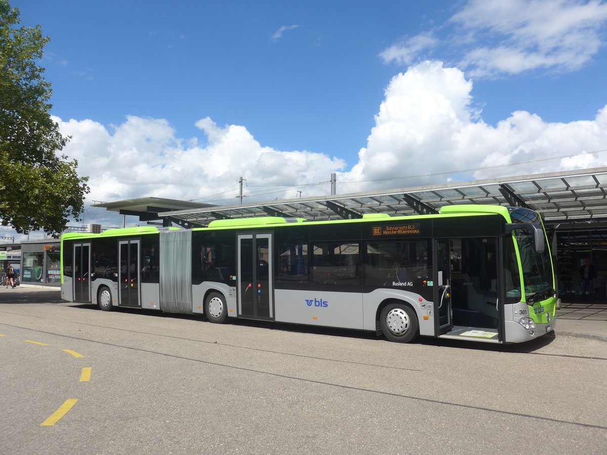 (220'082) - Busland, Burgdorf - Nr. 301/BE 622'301 - Mercedes am 23. August 2020 beim Bahnhof Burgdorf