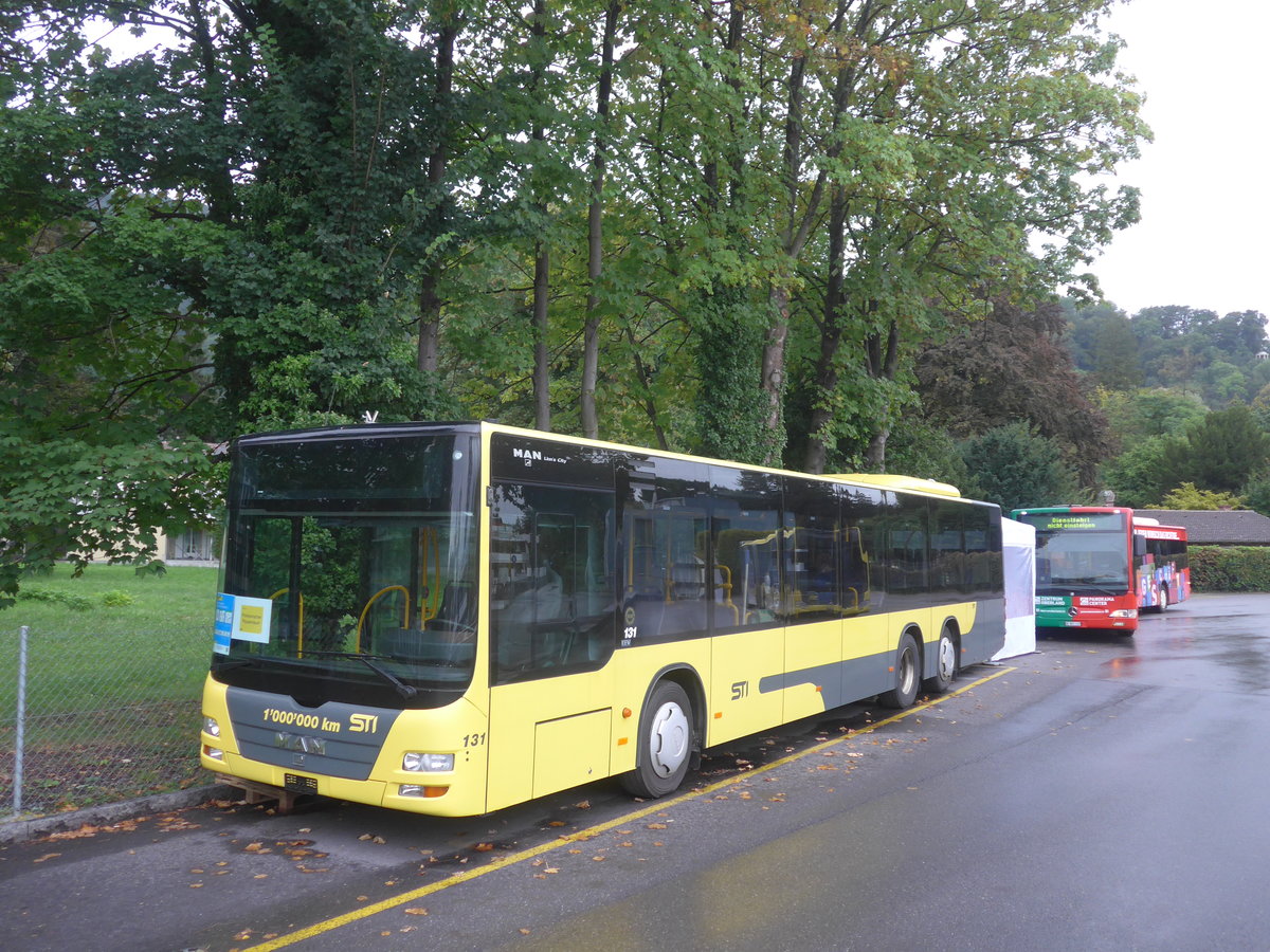 (220'172) - STI Thun - Nr. 131 - MAN am 29. August 2020 bei der Schifflndte Thun