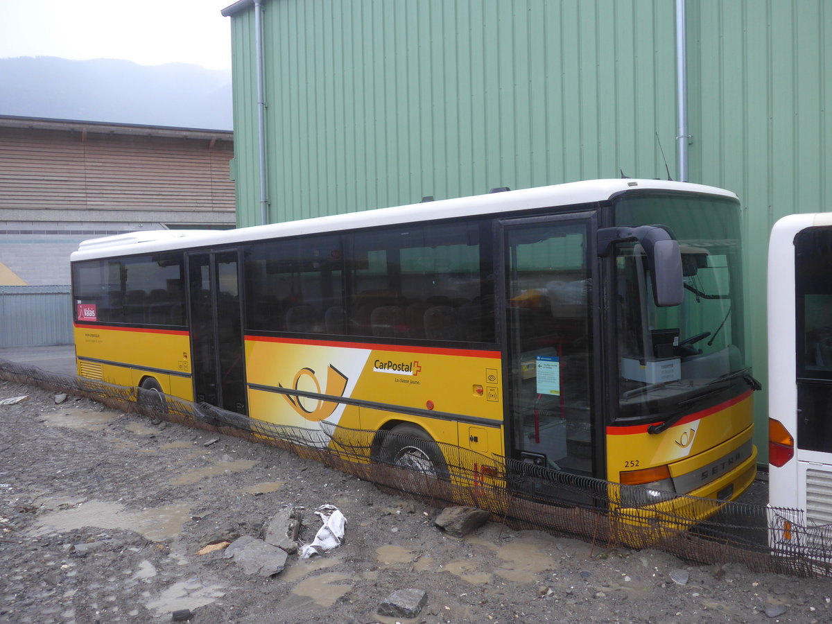 (220'253) - Buchard, Leytron - Nr. 252 - Setra (ex Rey, Ayent; ex Buchard, Leytron) am 30. August 2020 in Leytron, Garage