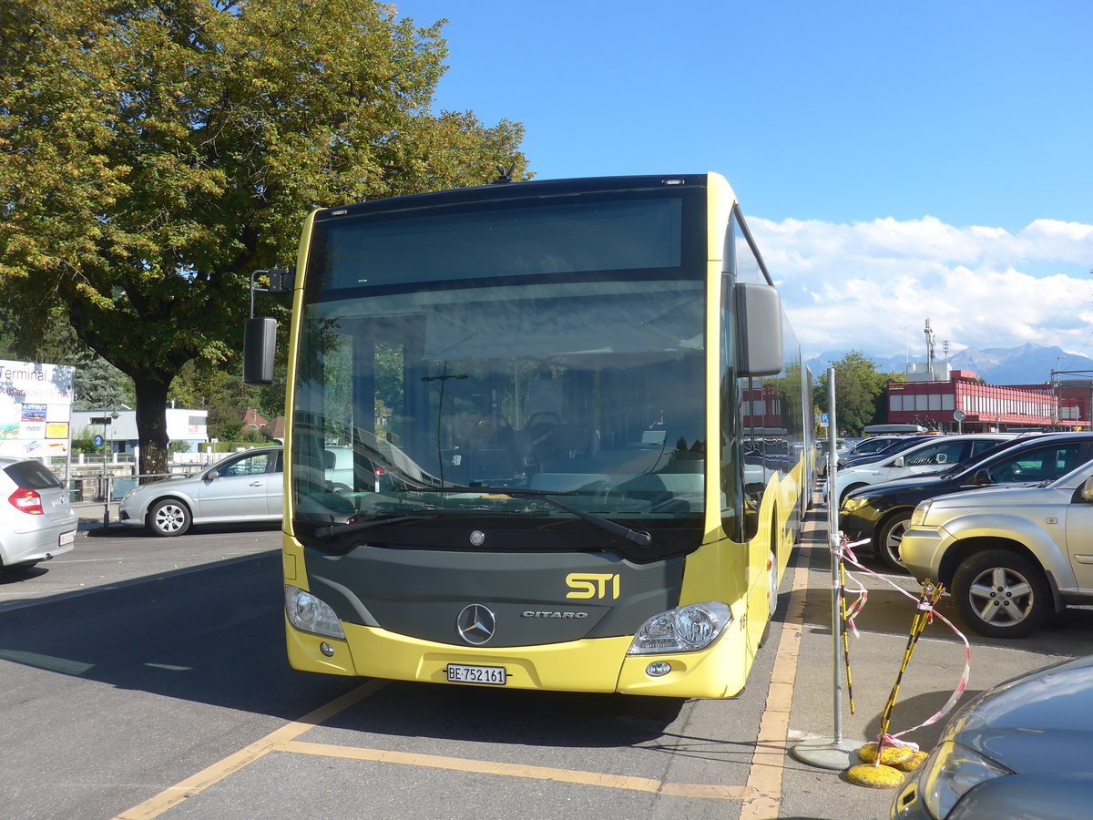 (220'453) - STI Thun - Nr. 161/BE 752'161 - Mercedes am 5. September 2020 in Thun, CarTerminal