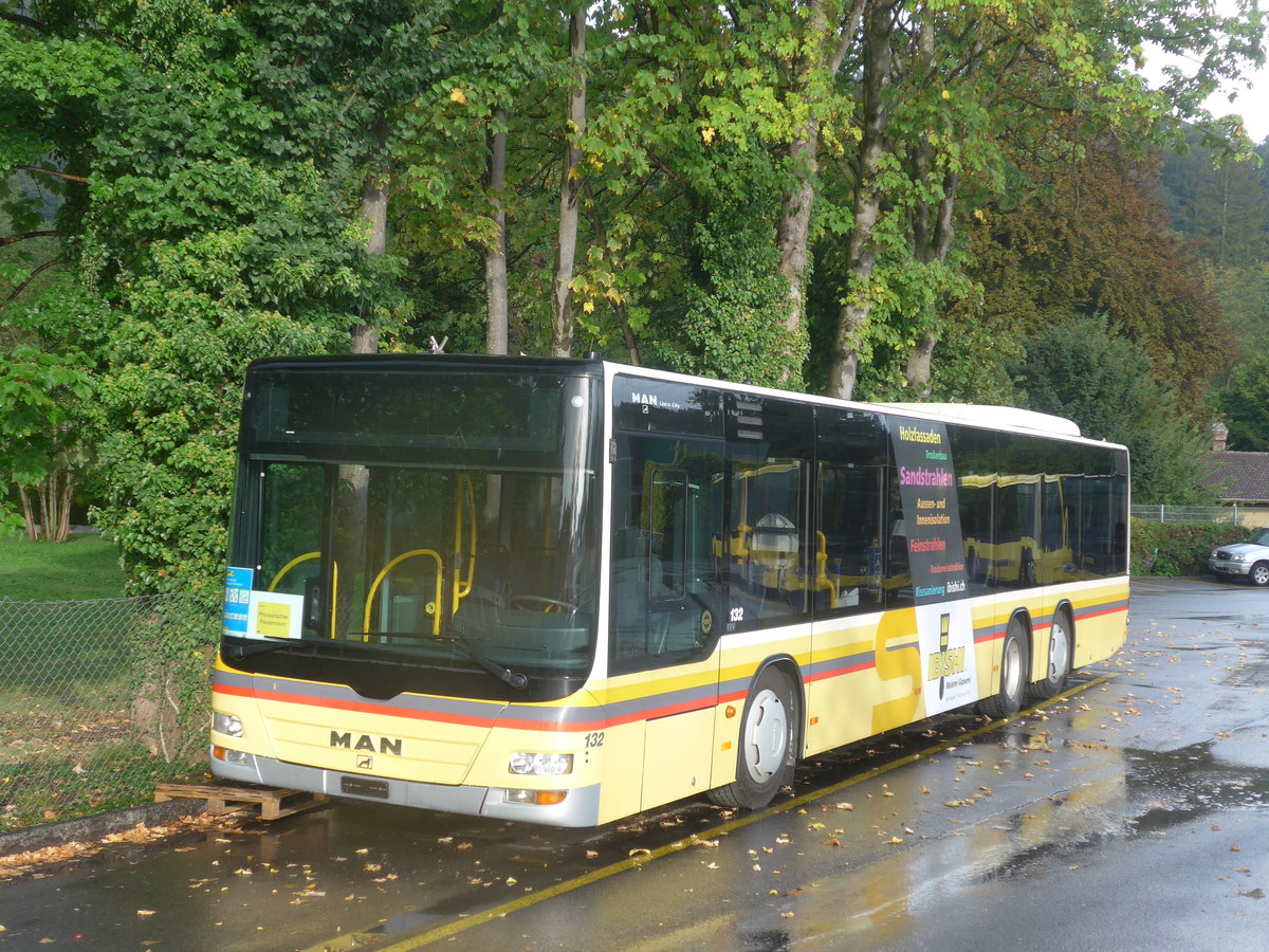 (220'877) - STI Thun - Nr. 132 - MAN am 20. September 2020 bei der Schifflndte Thun