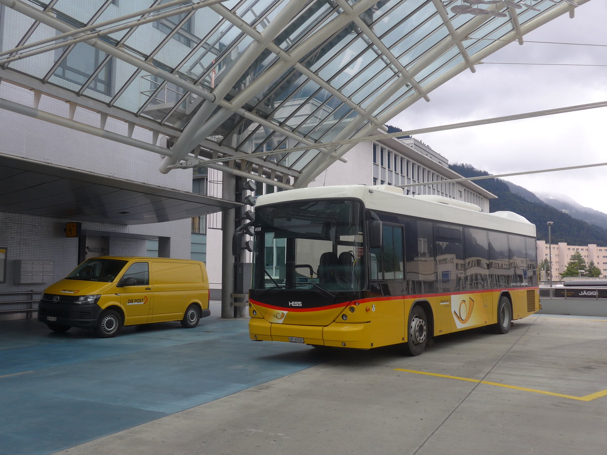 (221'435) - PostAuto Graubnden - GR 69'102 - Scania/Hess am 26. September 2020 in Chur, Postautostation