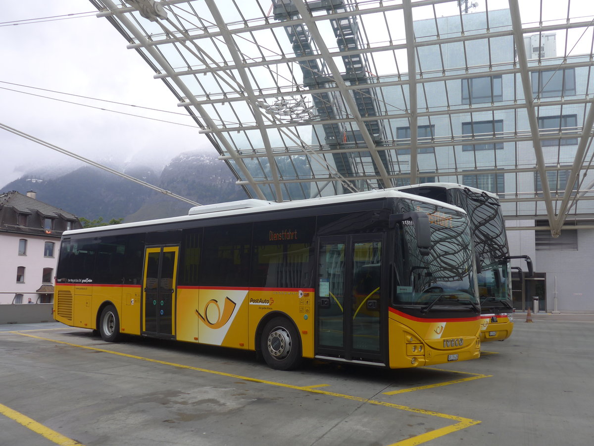 (221'438) - PostAuto Graubnden - GR 170'435 - Iveco am 26. September 2020 in Chur, Postautostation