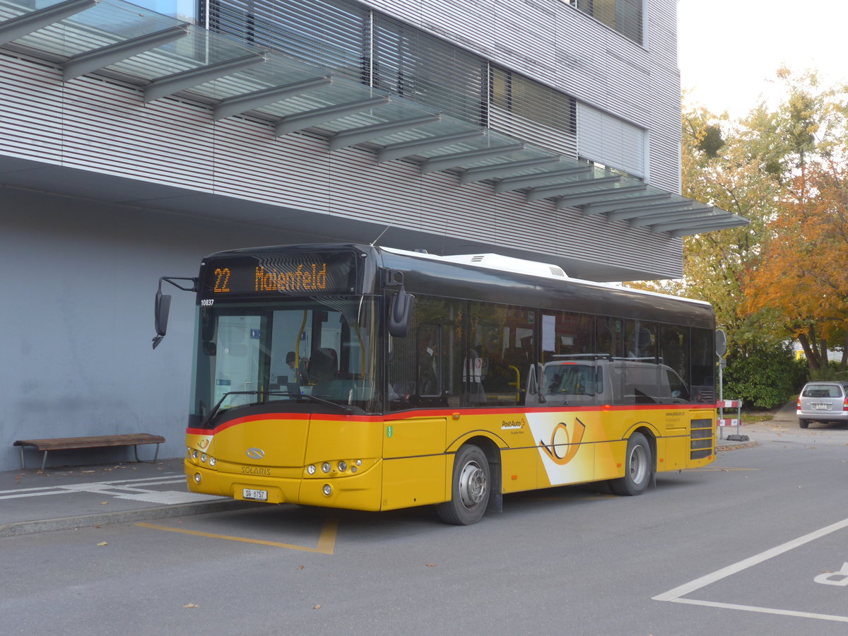 (222'176) - Gessinger, Bad Ragaz - SG 8757 - Solaris am 20. Oktober 2020 beim Bahnhof Landquart