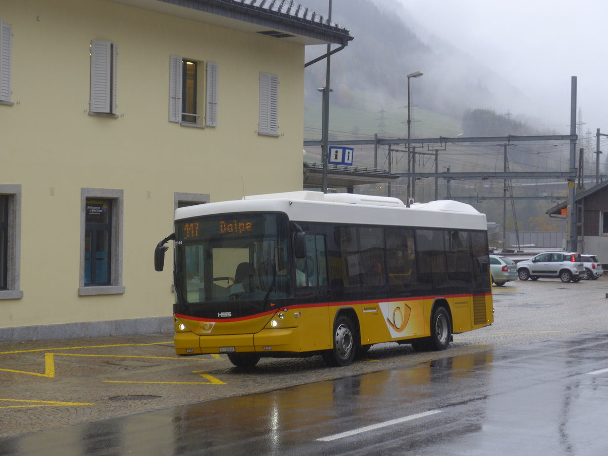 (222'490) - Barenco, Faido - TI 13'747 - Scania/Hess am 23. Oktober 2020 beim Bahnhof Airolo