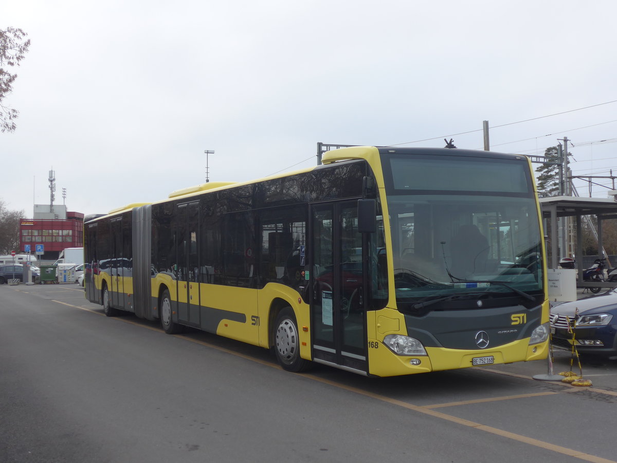 (223'277) - STI Thun - Nr. 168/BE 752'168 - Mercedes am 4. Januar 2021 in Thun, CarTerminal