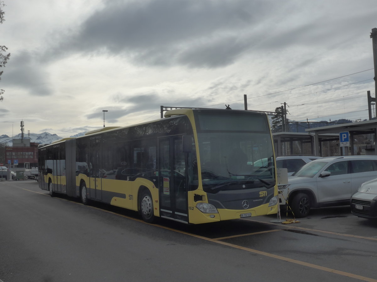 (223'593) - STI Thun - Nr. 162/BE 752'162 - Mercedes am 18. Februar 2021 in Thun, CarTerminal