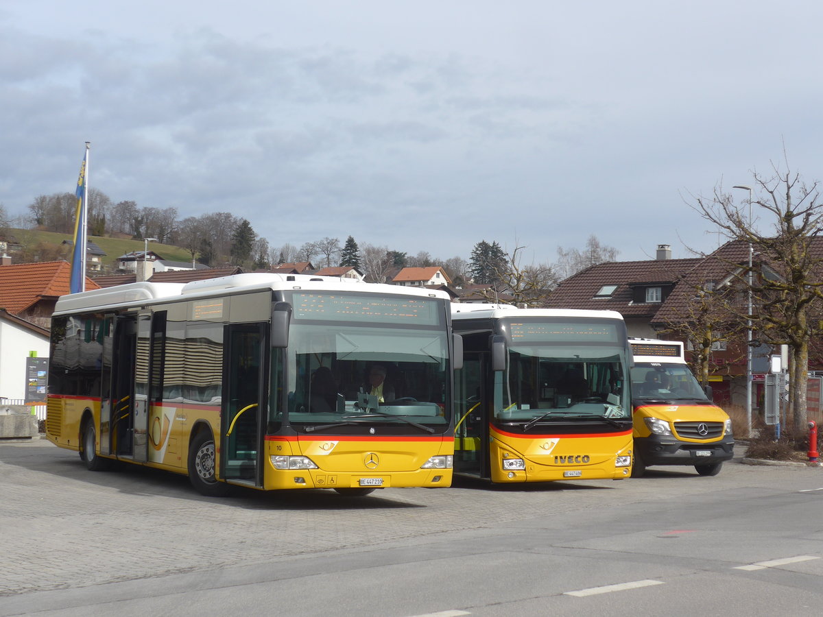 (223'609) - Engeloch, Riggisberg - Nr. 10/BE 447'210 - Mercedes am 18. Februar 2021 in Riggisberg, Post