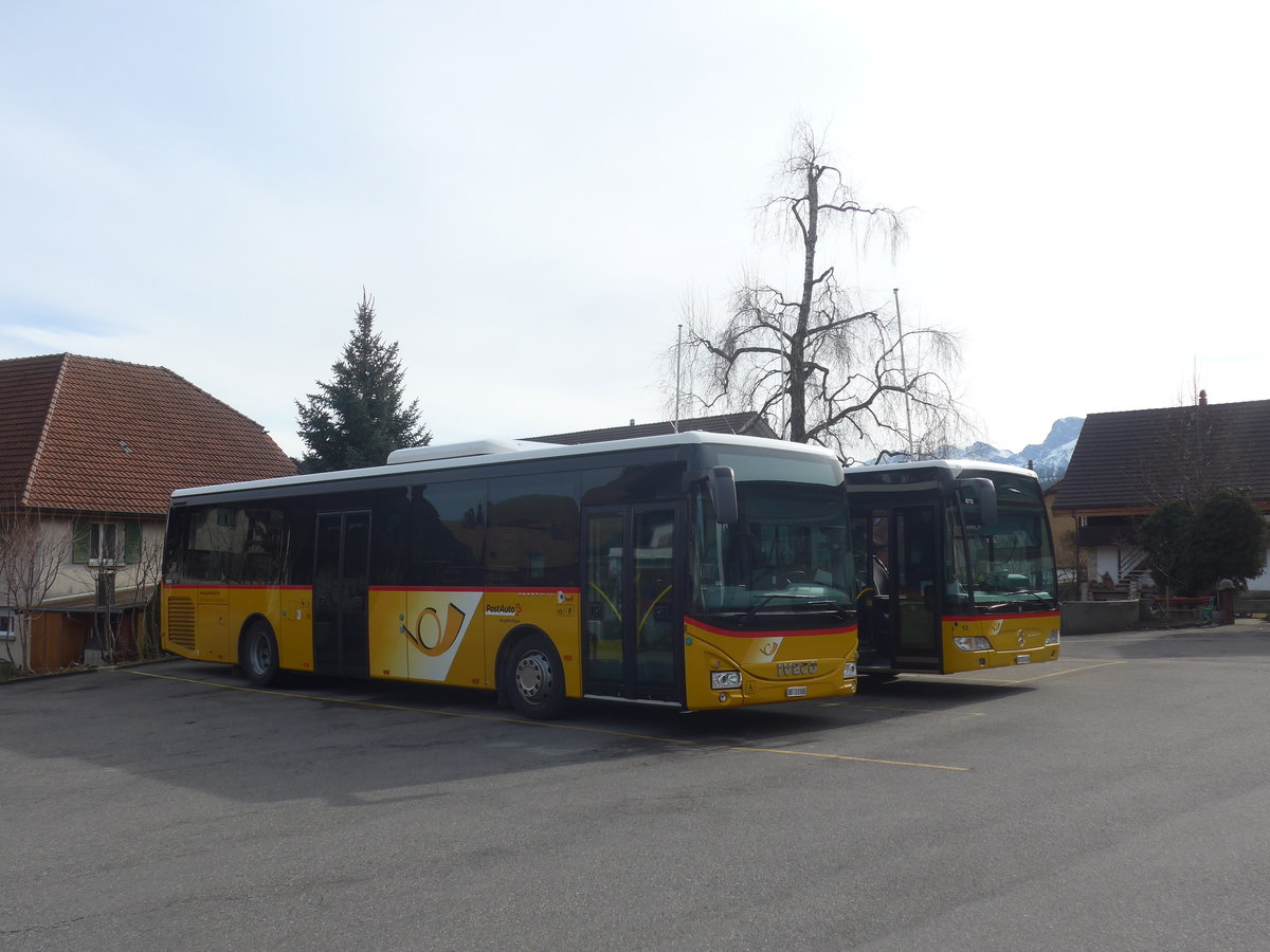 (223'613) - Engeloch, Riggisberg- Nr. 8/BE 13'188 - Iveco am 18. Februar 2021 in Riggisberg, Garage