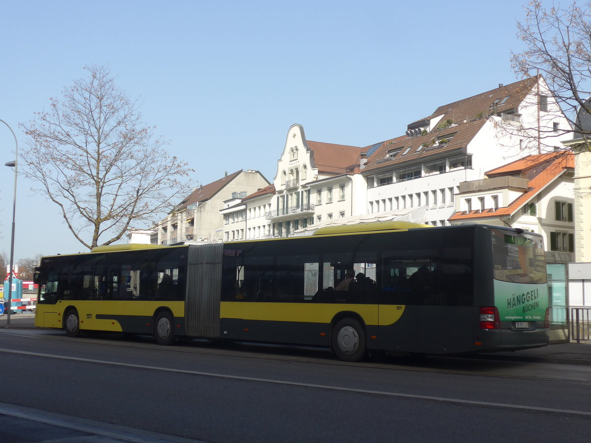 (223'725) - STI Thun - Nr. 144/BE 801'144 - MAN am 24. Februar 2021 in Thun, Postbrcke