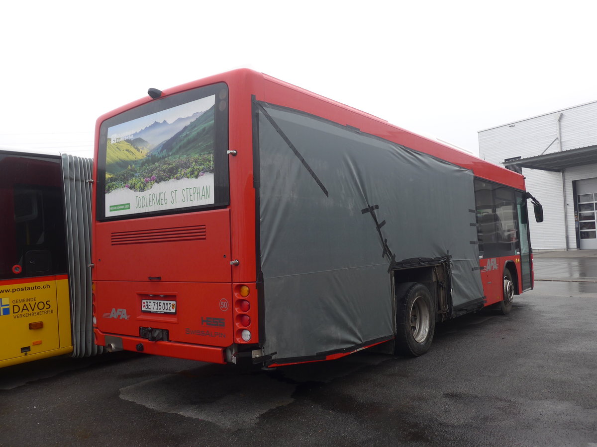 (223'991) - AFA Adelboden - Nr. 50/BE 715'002 - Scania/Hess am 7. Mrz 2021 in Kerzers, Interbus