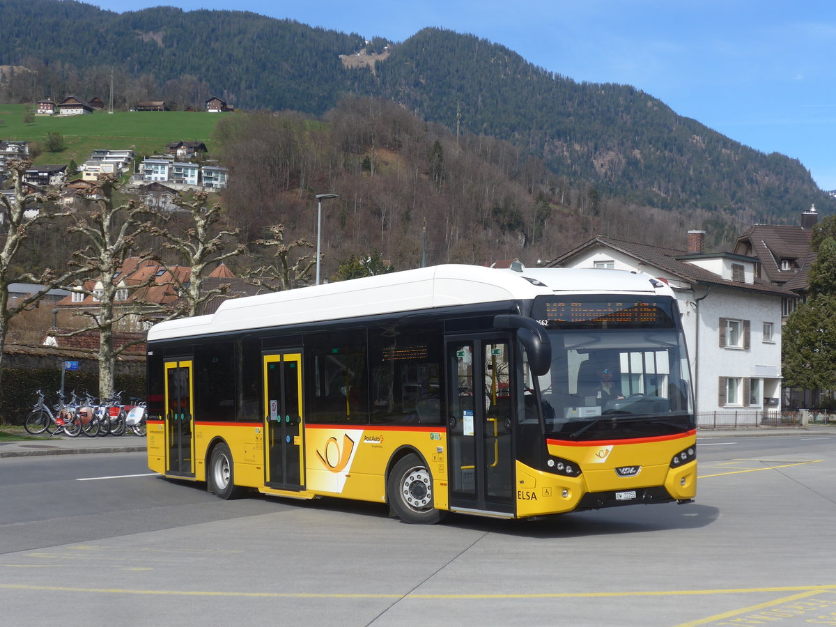 (224'068) - PostAuto Zentralschweiz - Nr. 14/OW 22'255 - VDL am 13. Mrz 2021 beim Bahnhof Sarnen