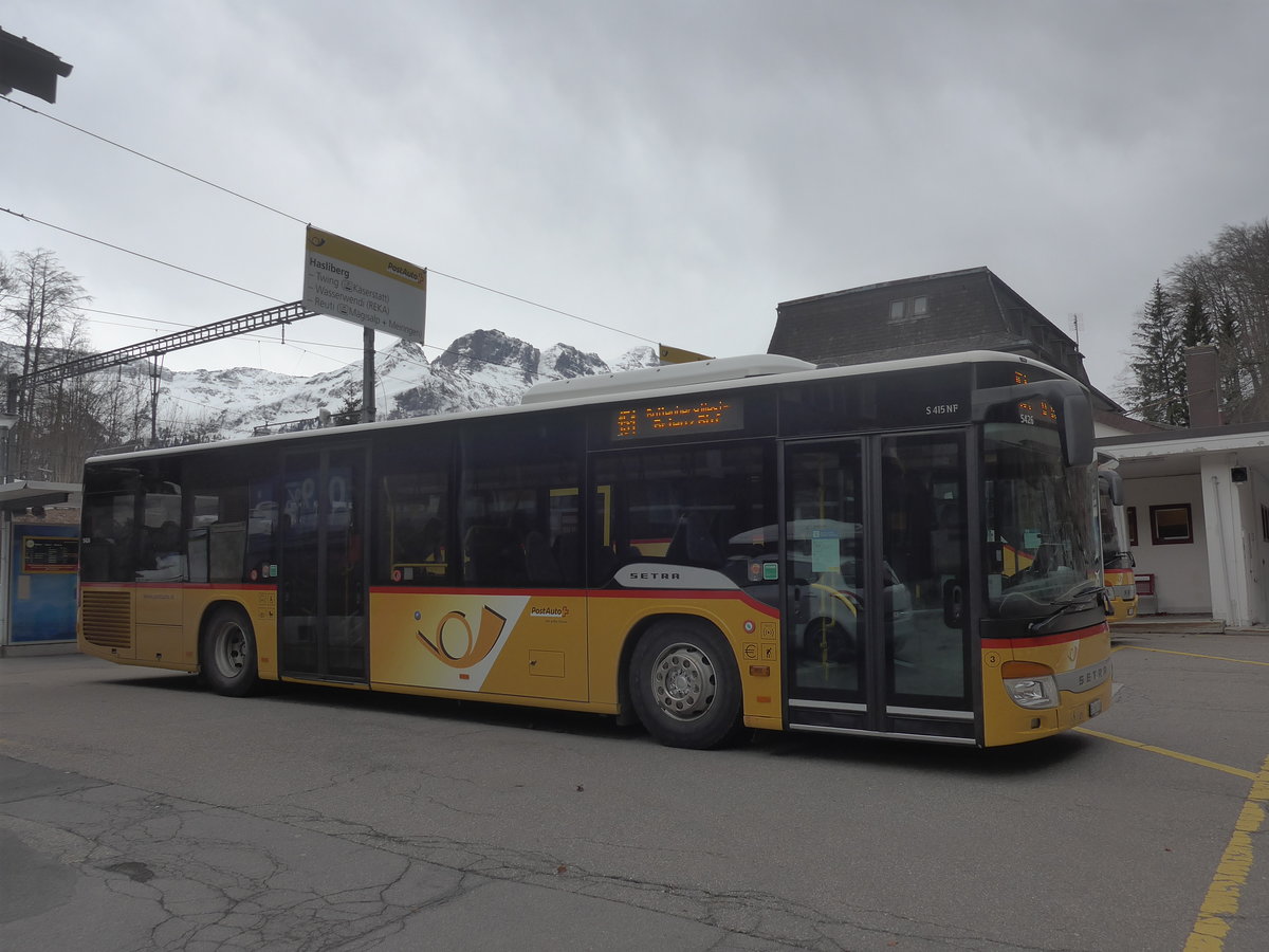 (224'102) - Flck, Brienz - Nr. 3/BE 568'700 - Setra am 13. Mrz 2021 auf dem Brnigpass