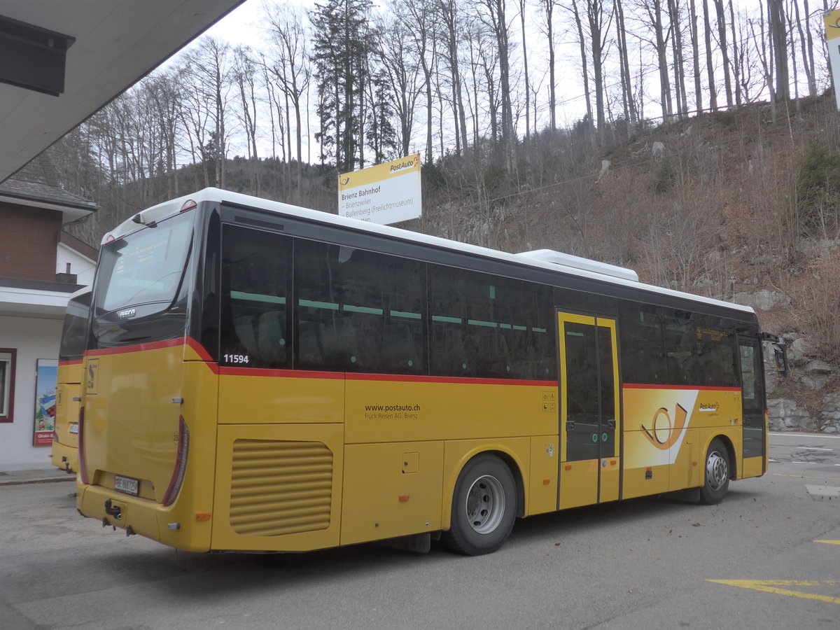 (224'107) - Flck, Brienz - Nr. 25/BE 868'725 - Iveco am 13. Mrz 2021 auf dem Brnigpass