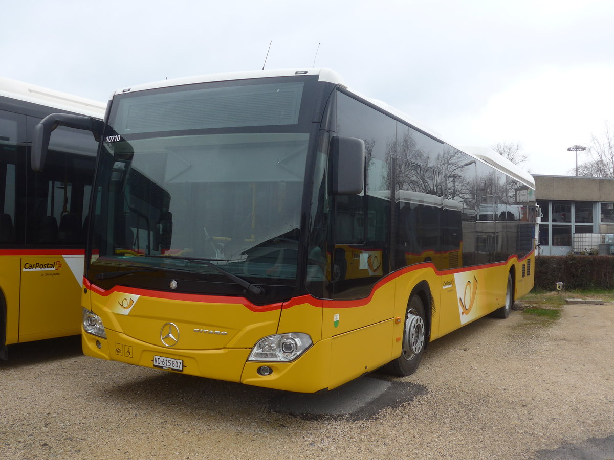 (224'208) - CarPostal Ouest - VD 615'807 - Mercedes am 14. Mrz 2021 in Yverdon, Garage