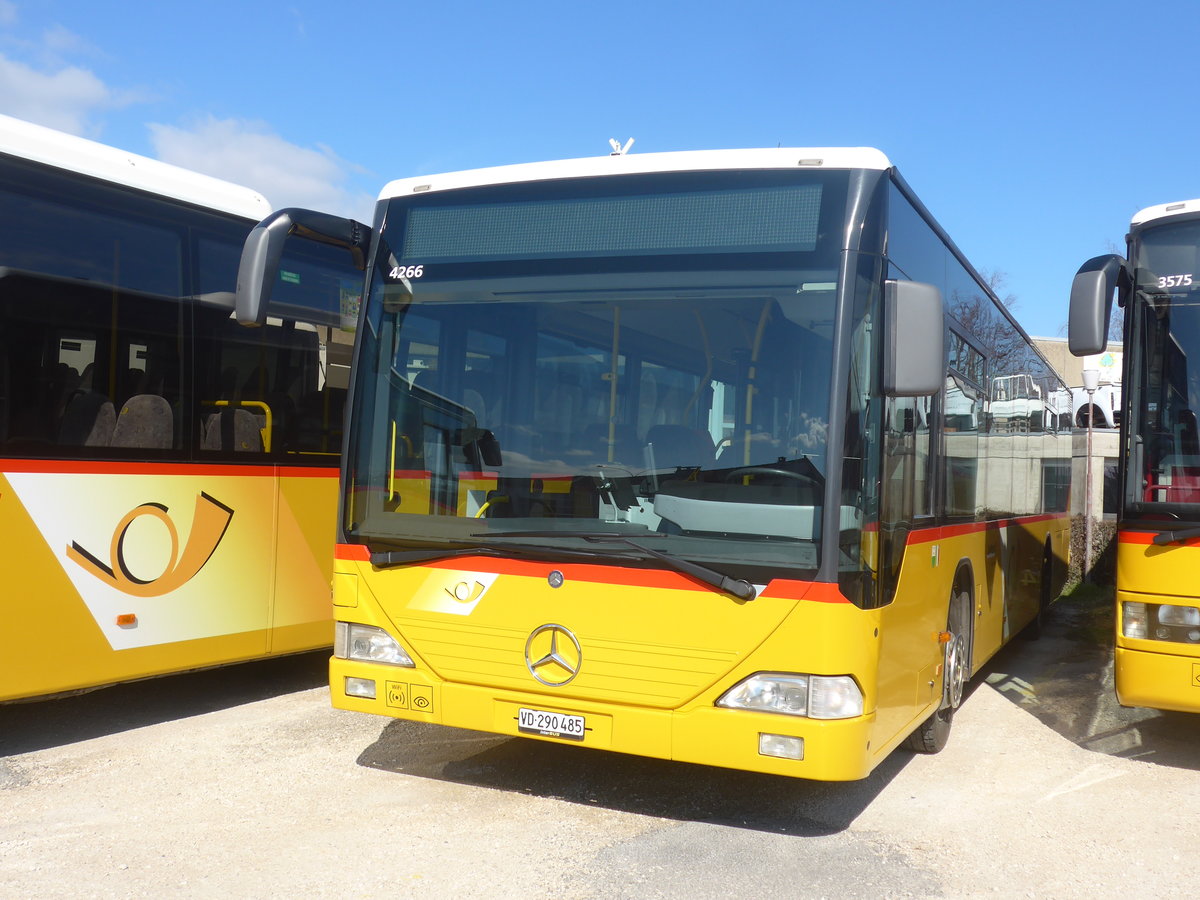 (224'311) - CarPostal Ouest - VD 290'485 - Mercedes (ex Geinoz, Yverdon) am 20. Mrz 2021 in Yverdon, Garage