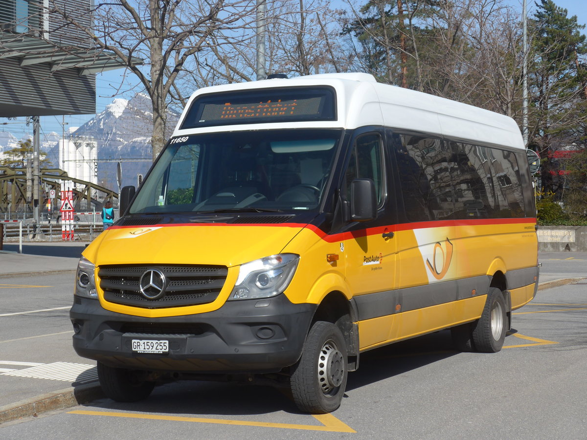 (224'511) - Bardill, Landquart - GR 159'255 - Mercedes am 28. Mrz 2021 beim Bahnhof Landquart