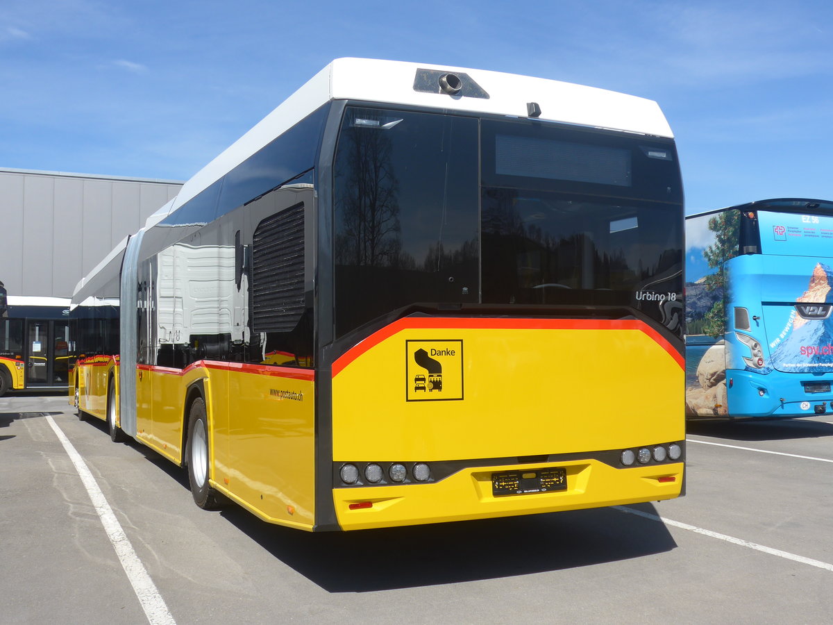 (224'906) - PostAuto Bern - PID 11'631 - Solaris am 11. April 2021 in Ruswil, Garage ARAG