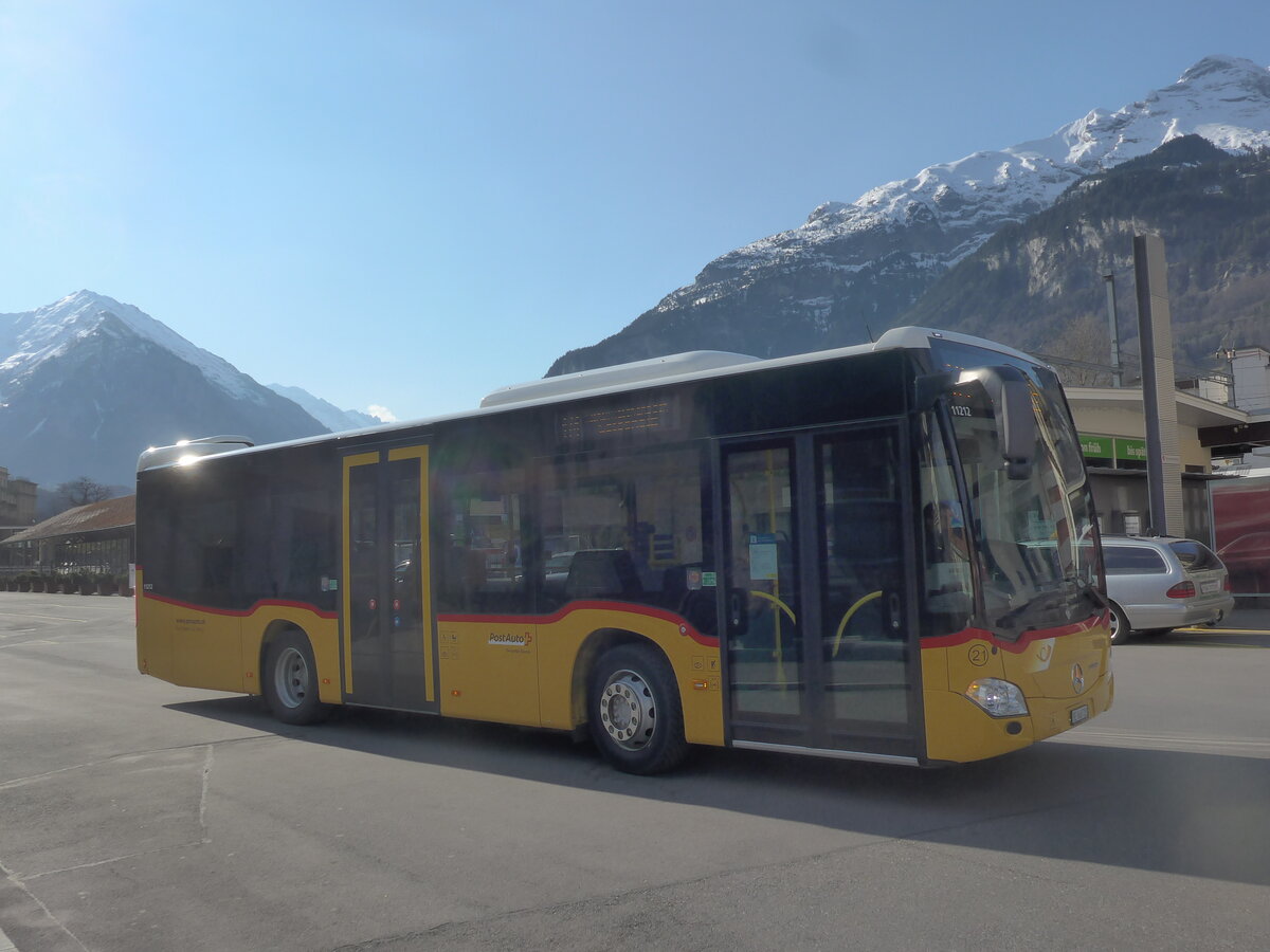 (225'181) - Flck, Brienz - Nr. 21/BE 868'721 - Mercedes am 21. April 2021 in Meiringen, Postautostation