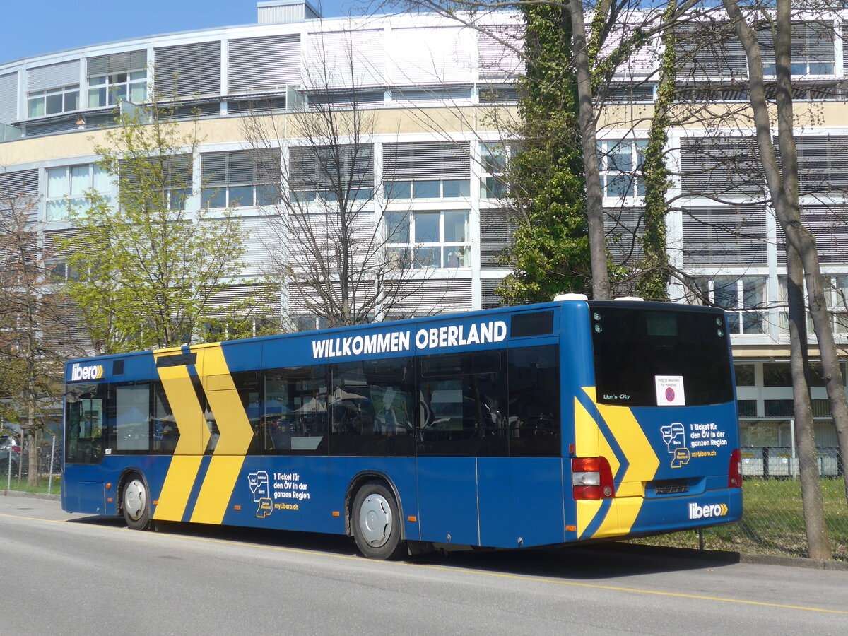 (225'210) - STI Thun - Nr. 128 - MAN am 23. April 2021 bei der Schifflndte Thun