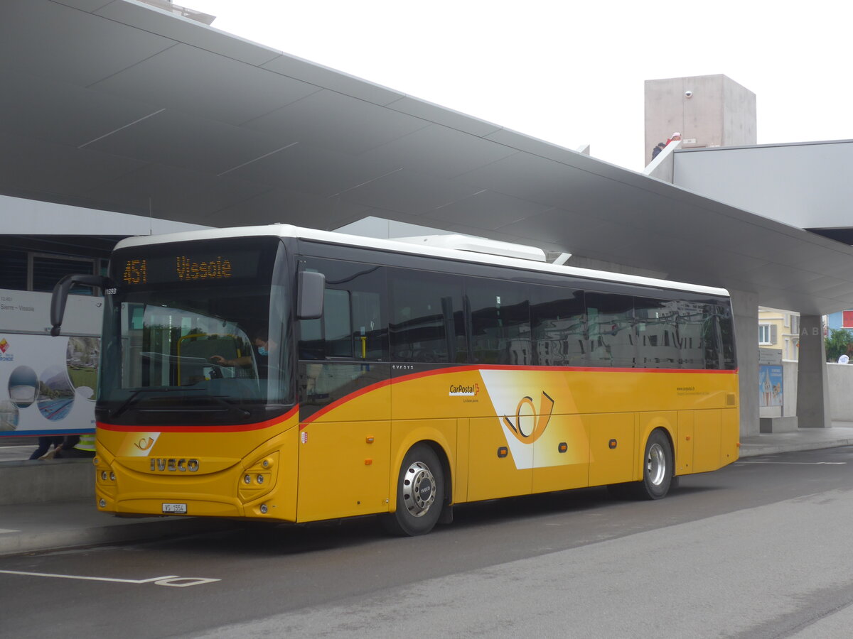 (225'381) - TSAR, Sierre - VS 1554 - Iveco am 1. Mai 2021 in Sierre, Busbahnhof