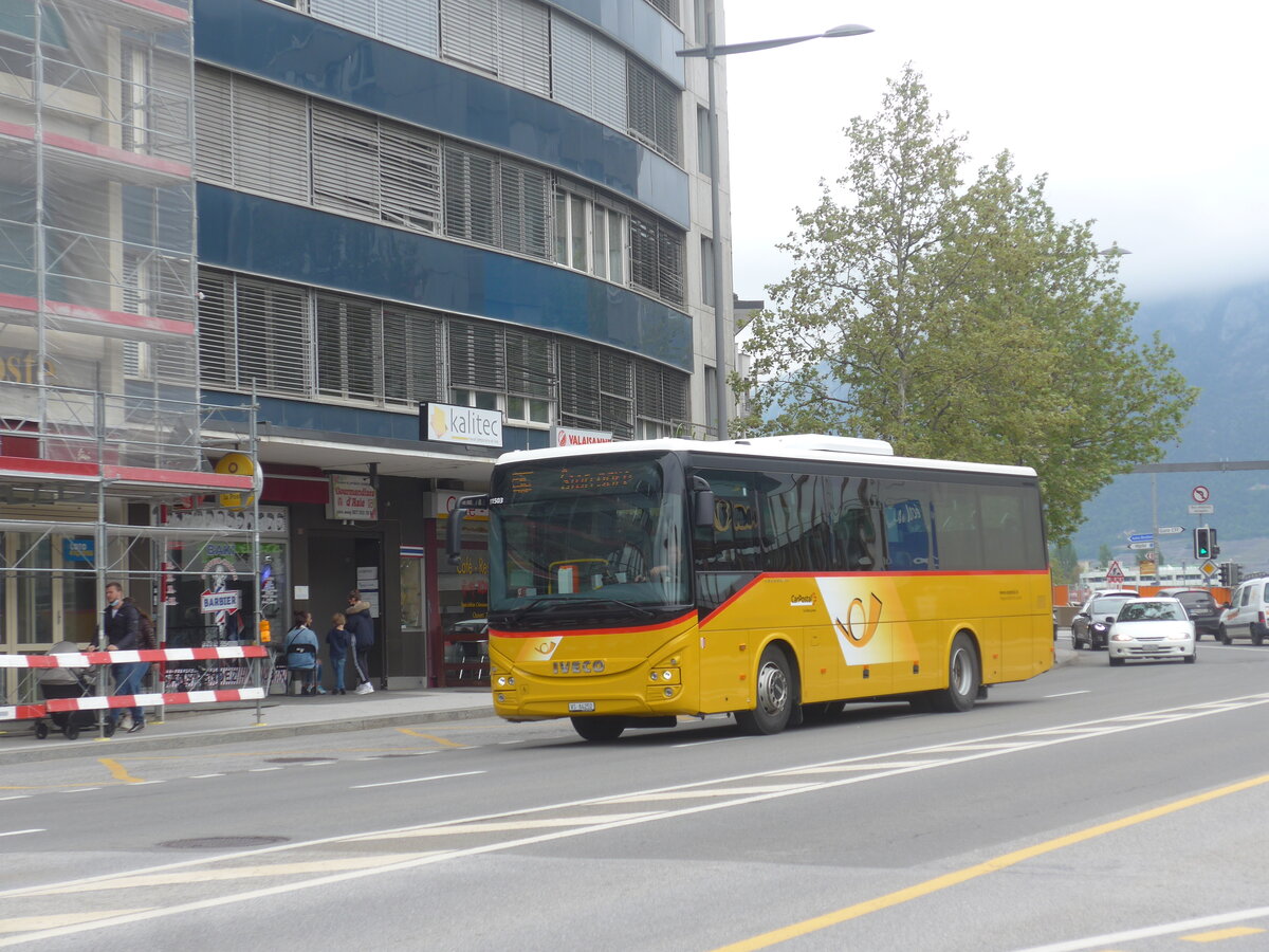 (225'440) - Buchard, Leytron - VS 84'252 - Iveco am 1. Mai 2021 beim Bahnhof Sion