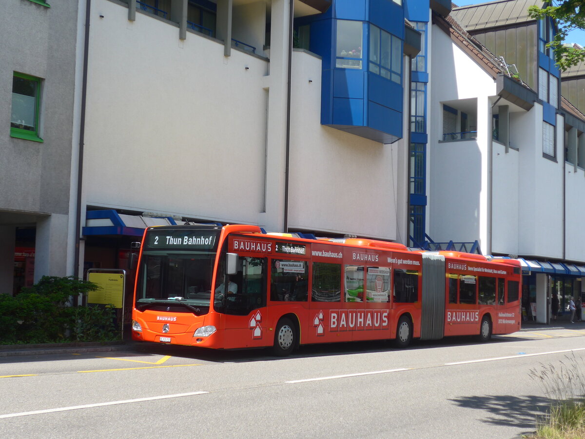 (225'990) - STI Thun - Nr. 707/BE 835'707 - Mercedes am 23. Juni 2021 in Thun, Postbrcke