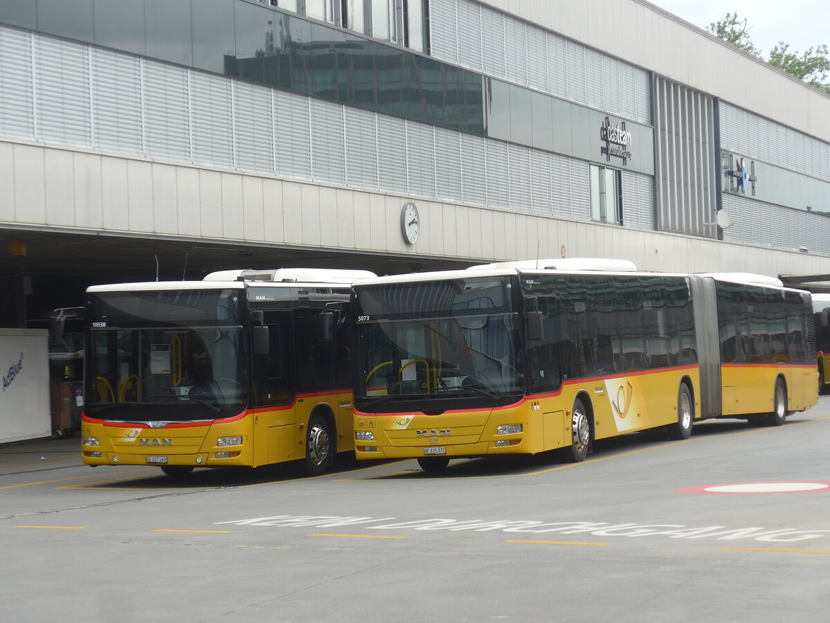 (226'208) - PostAuto Bern - Nr. 5073/BE 615'372 - MAN (ex Nr. 667) am 4. Juli 2021 in Bern, Postautostation