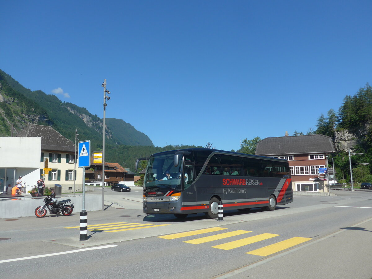 (226'249) - Schwarb, Mhlin - Nr. 30/AG 19'570 - Setra am 10. Juli 2021 in Innertkirchen, Grimseltor