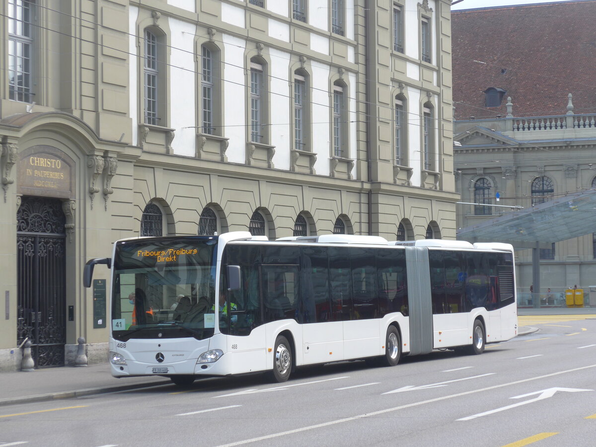 (226'367) - Intertours, Domdidier - Nr. 468/FR 300'468 - Mercedes (ex Nr. 201) am 11. Juli 2021 beim Bahnhof Bern