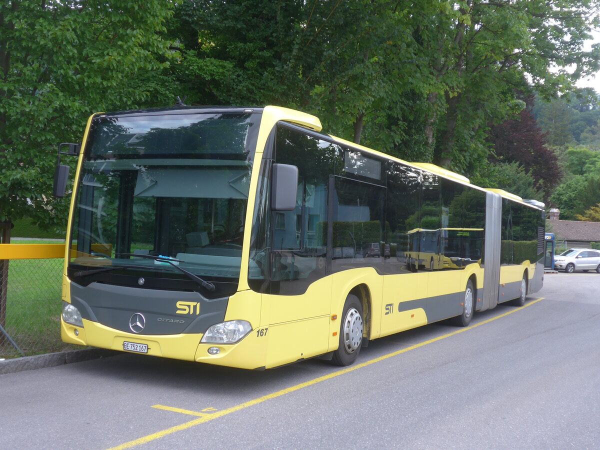 (227'000) - STI Thun - Nr. 167/BE 752'167 - Mercedes am 7. August 2021 bei der Schifflndte Thun