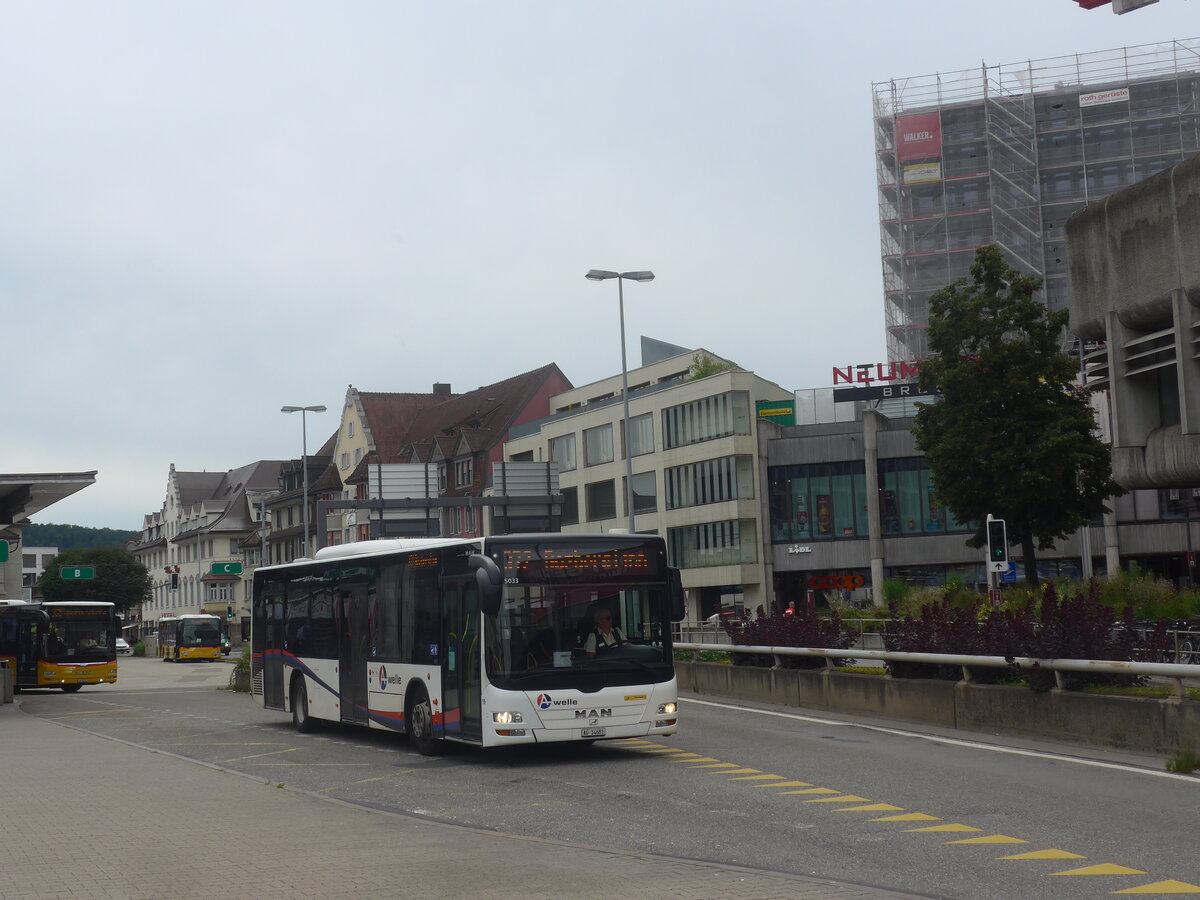 (227'193) - Voegtlin-Meyer, Brugg - Nr. 115/AG 14'681 - MAN am 9. August 2021 beim Bahnhof Brugg