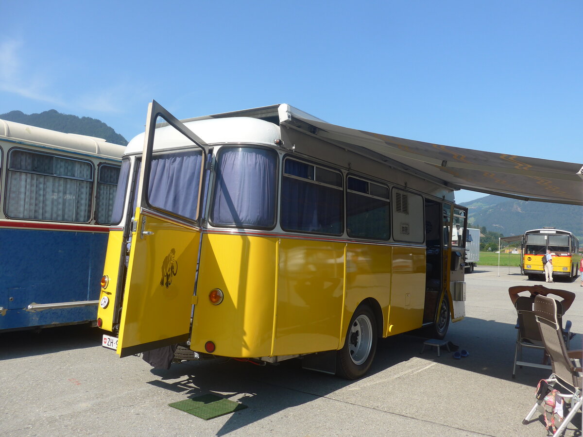 (227'439) - Langenegger S., Wdenswil - ZH 94'923 - Saurer-OM am 21. August 2021 in Interlaken, Flugplatz