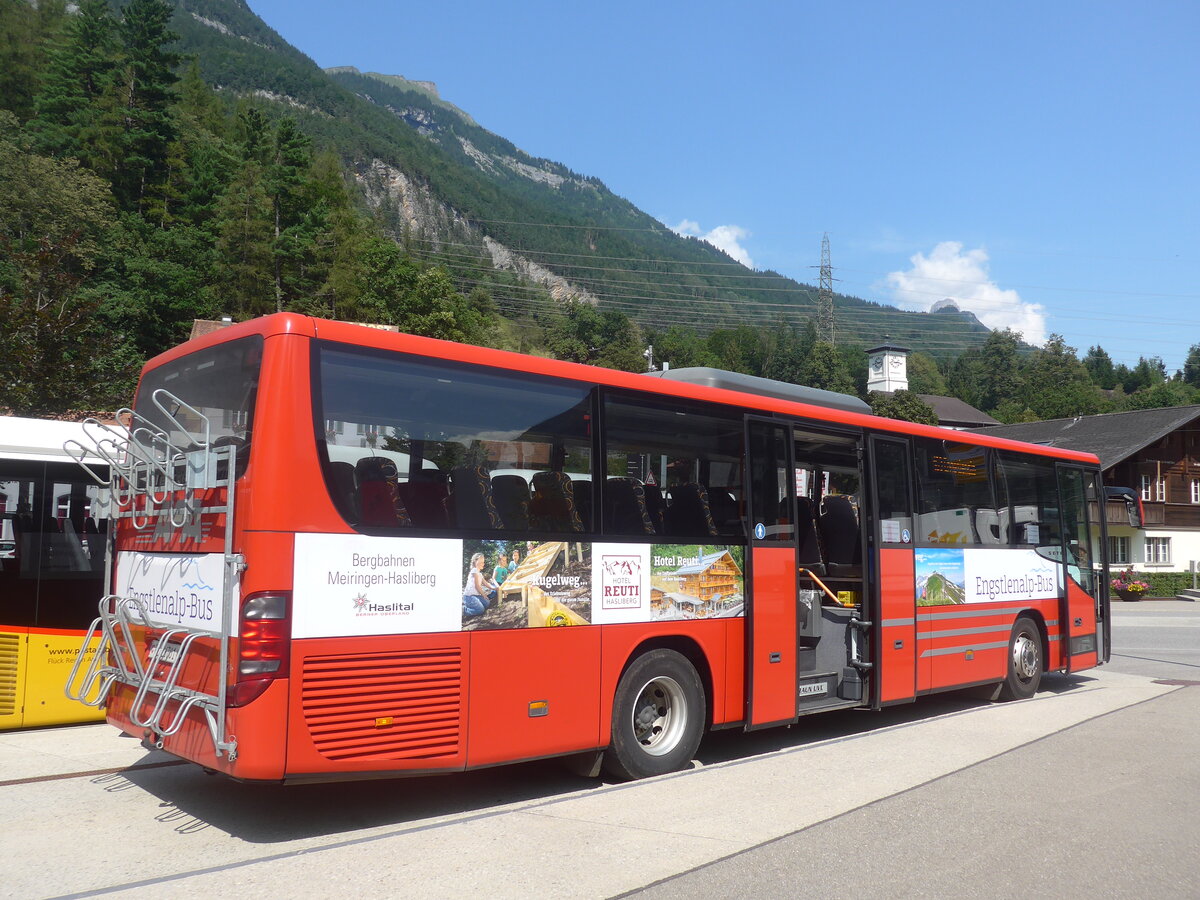 (227'470) - AFA Adelboden - Nr. 24/BE 26'701 - Setra am 21. August 2021 in Innertkirchen, Grimseltor (Einsatz: PostAuto fr Engstlenalp-Bus)